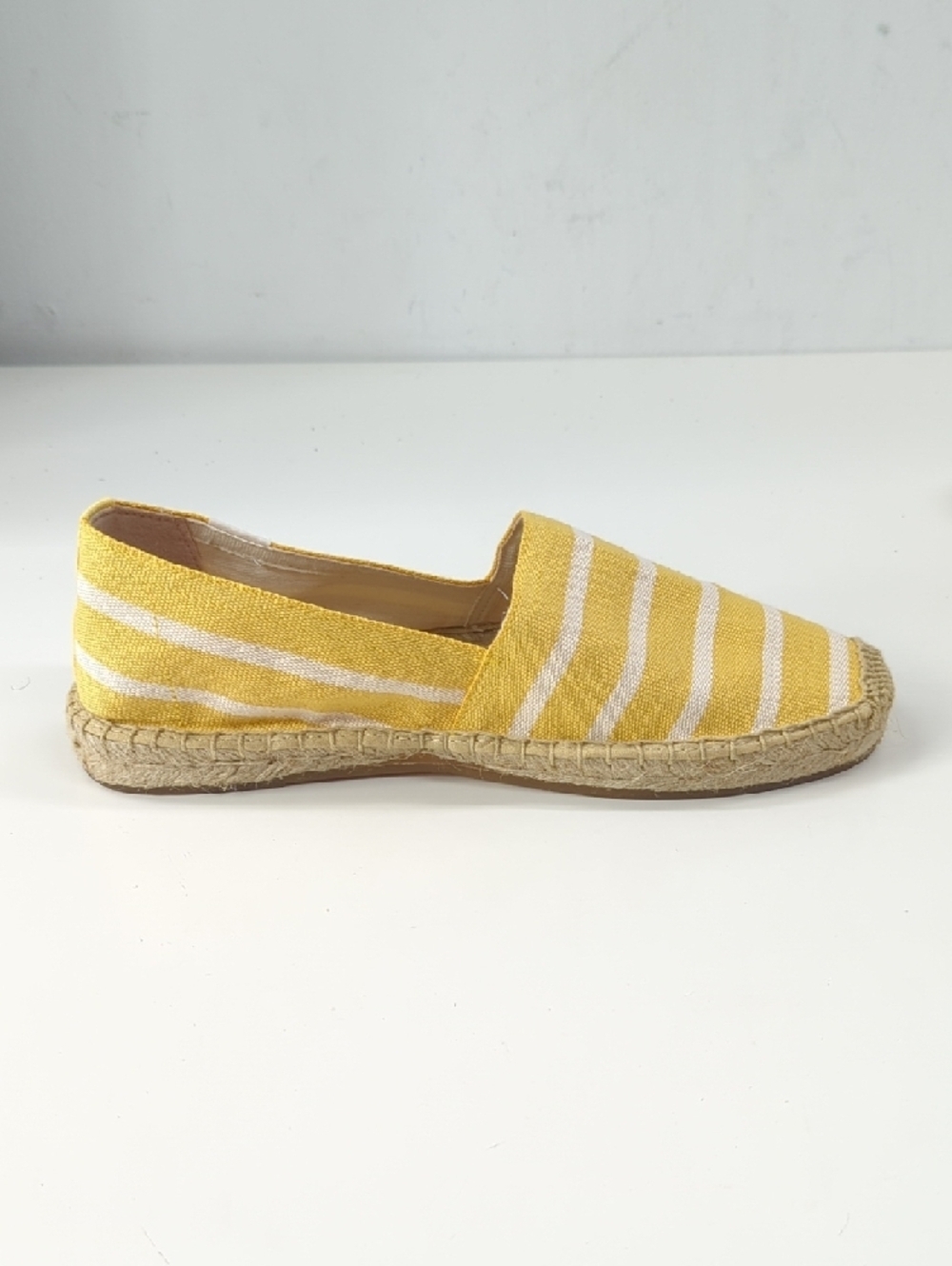New Soludos Dali Striped Espadrilles in Yellow Size 7.5 - Picture 10 of 12